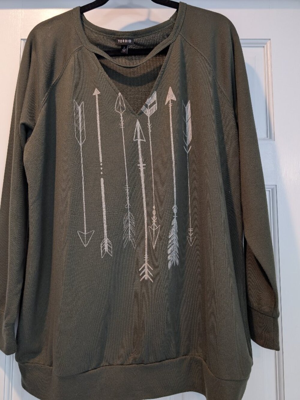 Olive Green Torrid Top